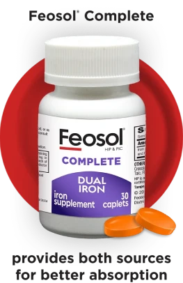 Feosol Complete iron Supplements